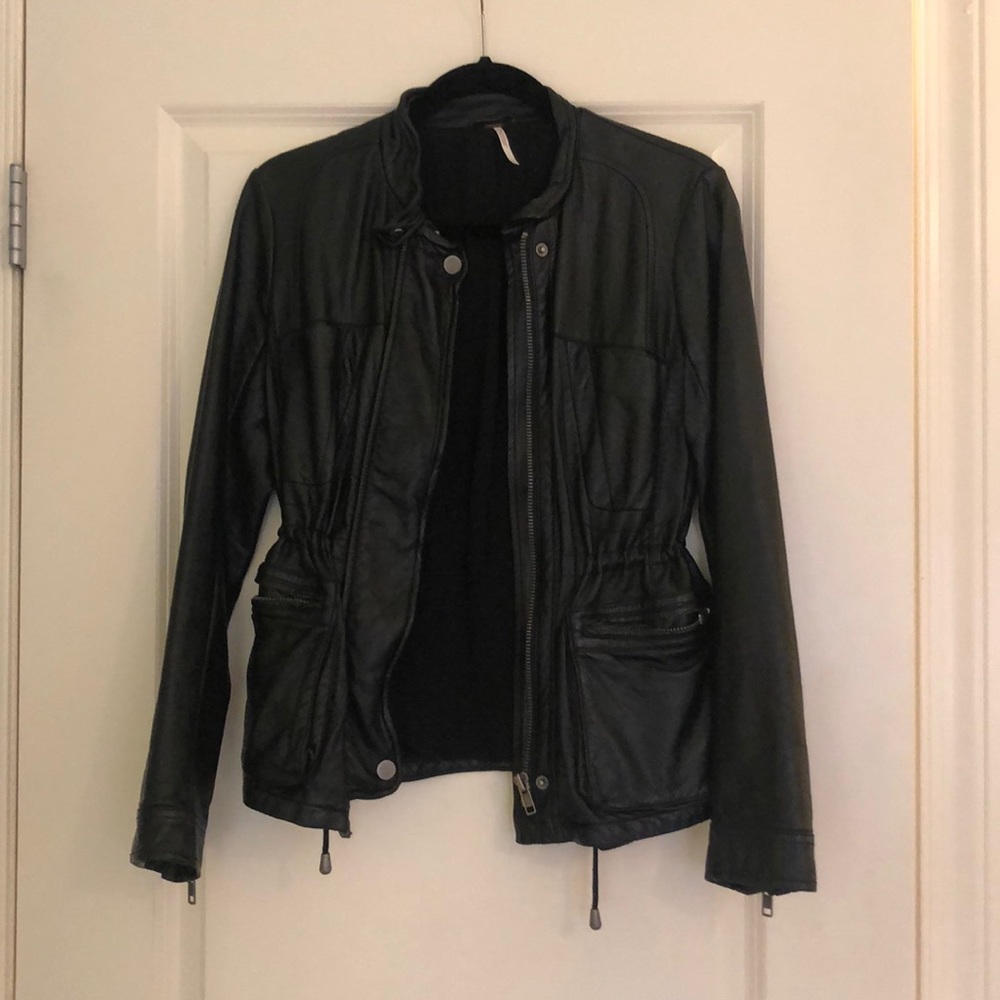 Free People Leather Jacket